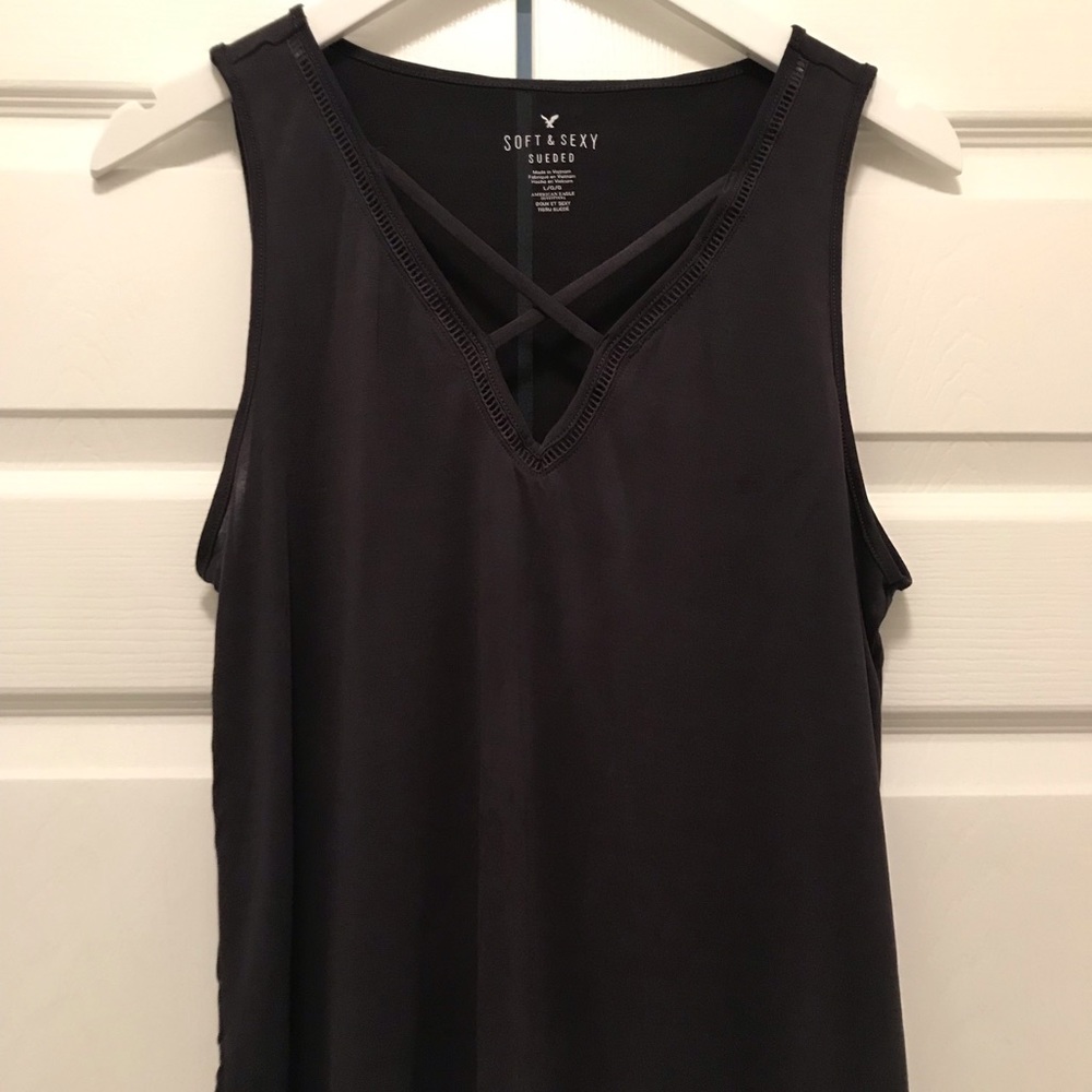 American Eagle Soft + Sexy Sueded Tank
